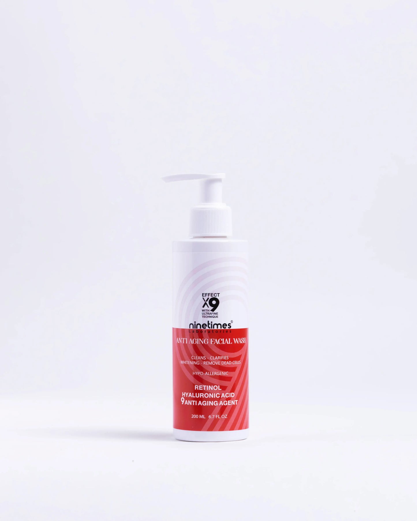 Ninetimes - Retinol Facial Wash for fine lines and wrinkles