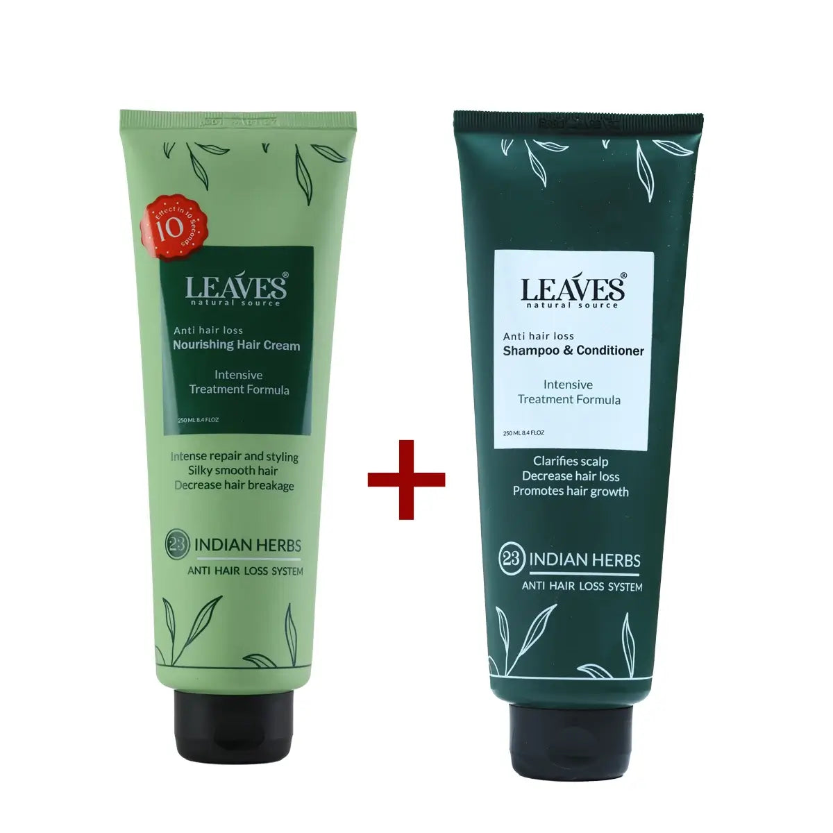 Daily moisturizing routine for hair (cream + shampoo)