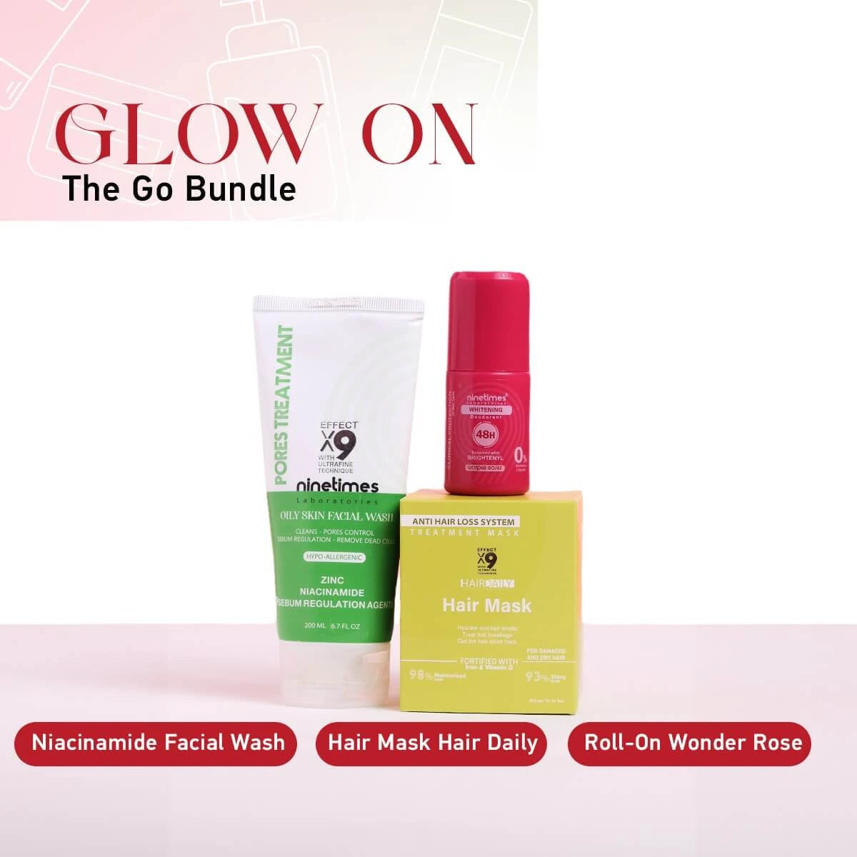 روتين Glow on the go (خصم 45%)